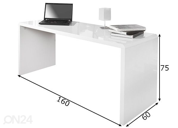 Kirjutuslaud Fast Trade 160 cm mõõdud