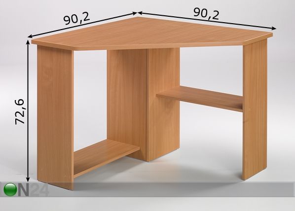 Kirjutuslaud Function mõõdud