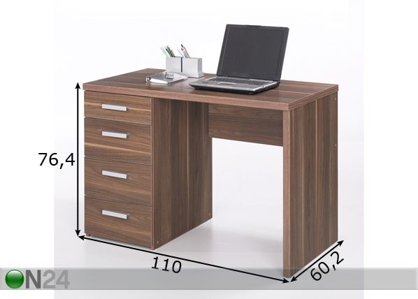 Kirjutuslaud Function mõõdud
