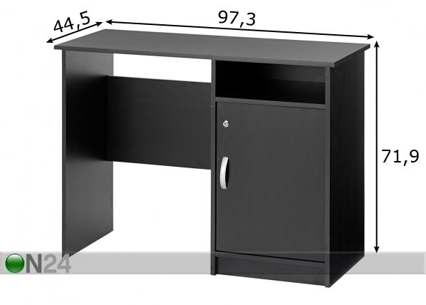 Kirjutuslaud Function mõõdud