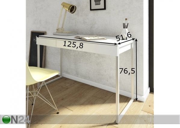 Kirjutuslaud Function Plus mõõdud