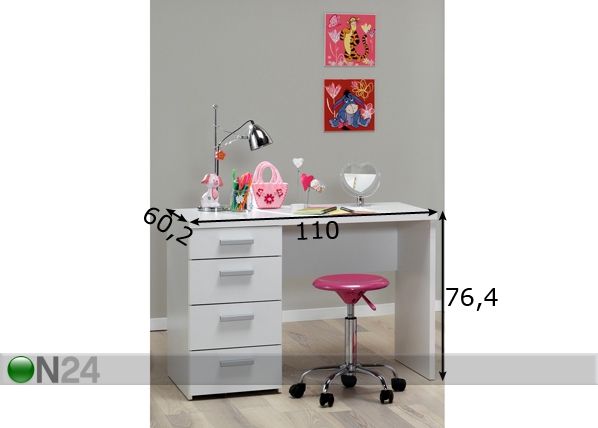 Kirjutuslaud Function Plus mõõdud