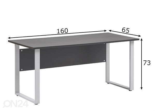 Kirjutuslaud Minsk 160x65 cm mõõdud