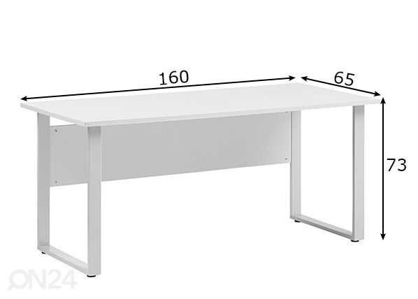 Kirjutuslaud Minsk 160x65 cm mõõdud