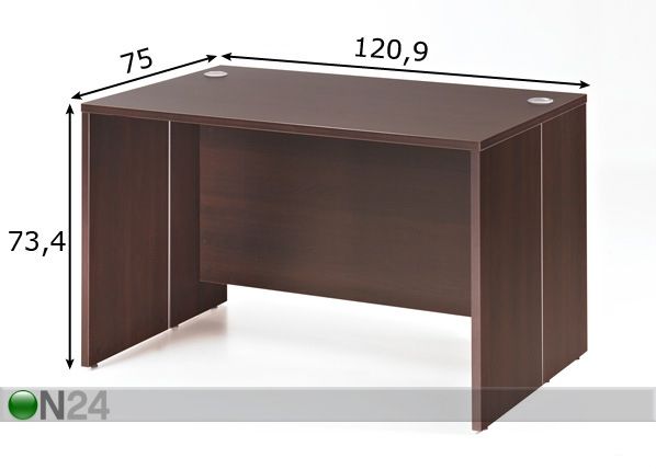 Kirjutuslaud Office mõõdud