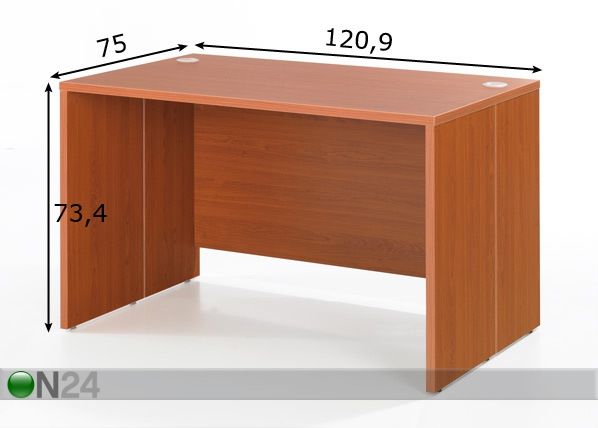 Kirjutuslaud Office mõõdud