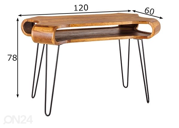 Kirjutuslaud Organic Living mõõdud