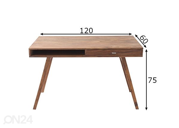 Kirjutuslaud Retro mõõdud
