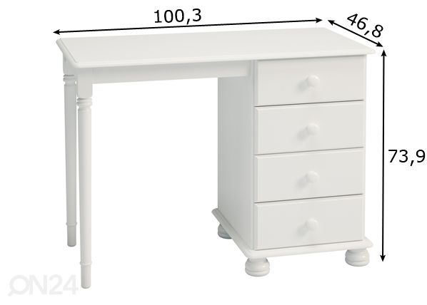 Kirjutuslaud Richmond 375 mõõdud