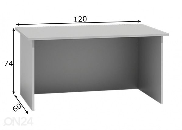 Kirjutuslaud Standard mõõdud