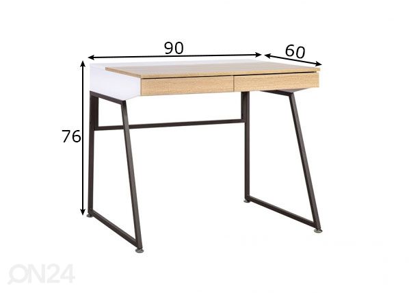 Kirjutuslaud Study mõõdud