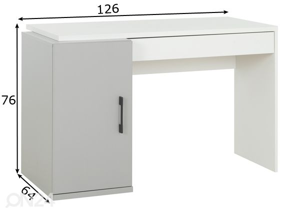 Kirjutuslaud Ugo mõõdud