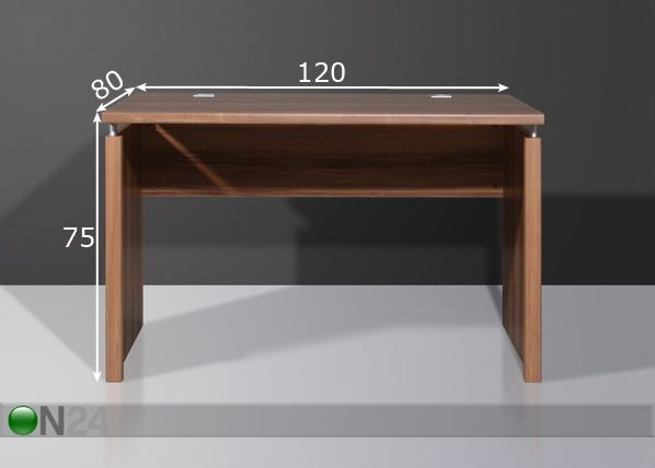 Kirjutuslaud Vision 1081 mõõdud