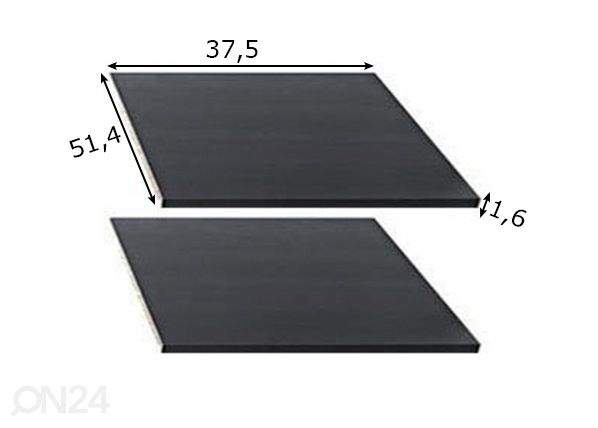 Kitsad riiulid riidekapile 118,5 cm mõõdud