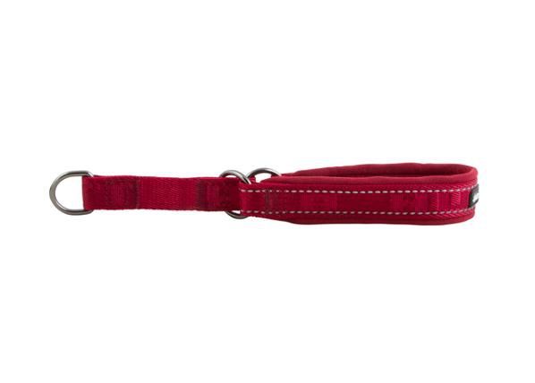 Koera kaelarihm casual poolpehme 30-40 cm punane