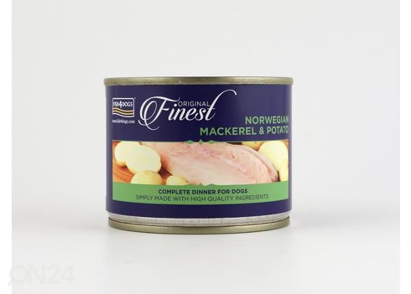Koera konserv makrell ja kartul 185 g