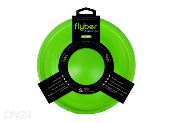 Koera mänguasi flyber d22 cm roheline
