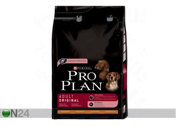 Koeratoit Pro Plan Adult kana & riisiga 3kg