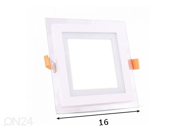 Kohtvalgusti LED 12 W mõõdud