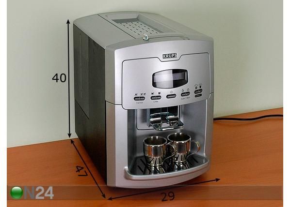 Kohvimasin Krups Espresseria Automatic mõõdud