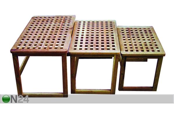 Kolmeosaline lauakomplekt Walnut
