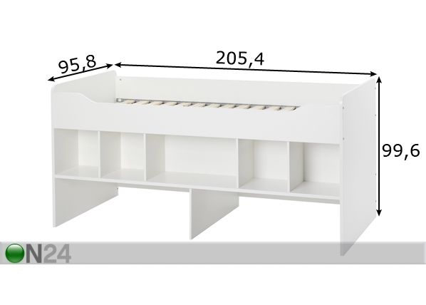Kompaktvoodi Combee 90x200 cm mõõdud
