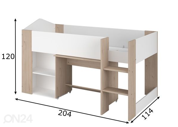 Kompaktvoodi Shelter 90x200 cm mõõdud