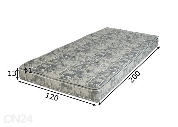 Komplekt Hypnos Juno 100 120x200x13 cm mõõdud
