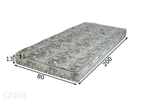 Komplekt Hypnos Juno 100 80x200x13 cm mõõdud