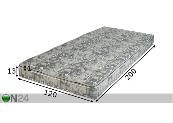 Komplekt Hypnos Juno 70, 120x200x13 cm mõõdud