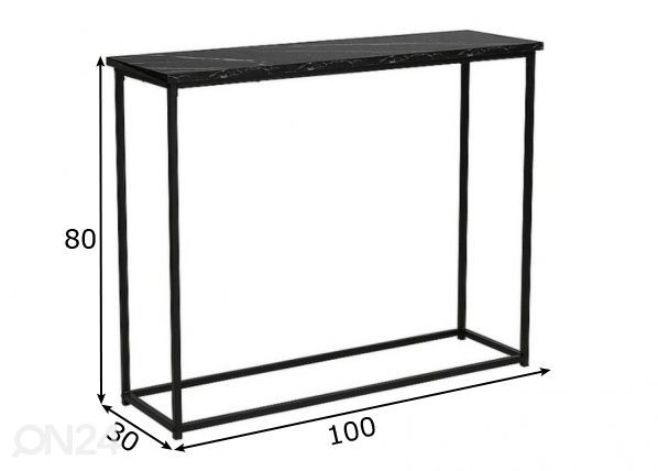 Konsoollaud 100 cm mõõdud