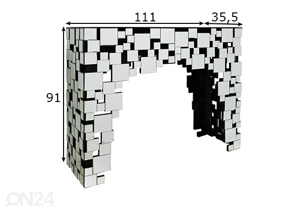 Konsoollaud 35,5x111 cm mõõdud