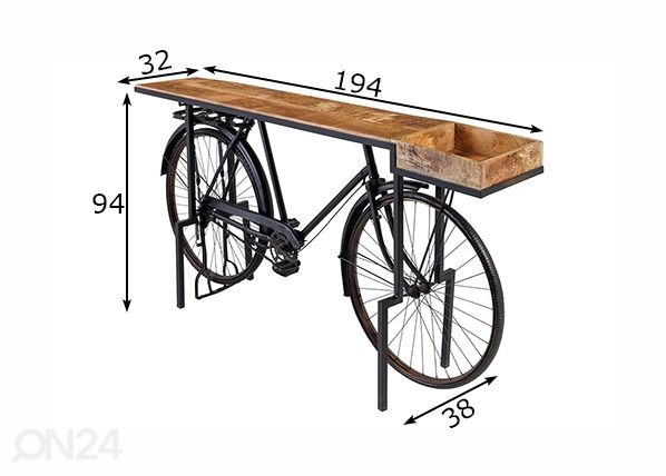Konsoollaud Bicycle 194 cm mõõdud