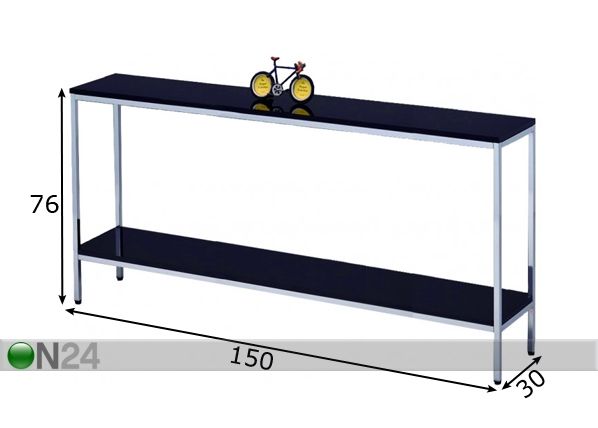 Konsoollaud Cava 150 cm mõõdud