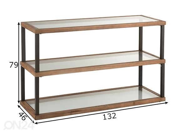 Konsoollaud Hexa mõõdud