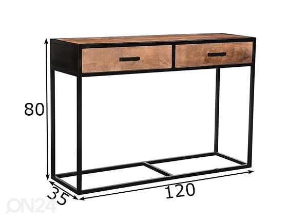 Konsoollaud Sturdy 120 cm mõõdud