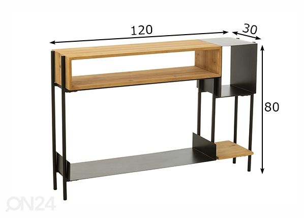 Konsoollaud Tina 120 cm mõõdud
