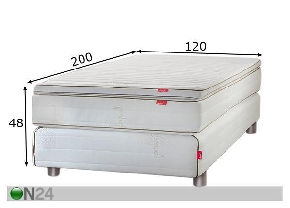 Kontinentaalvoodi Special 2,1 120x200 cm mõõdud