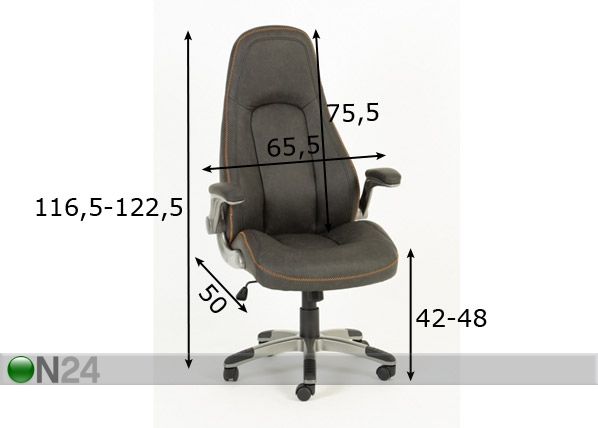 Kontoritool mõõdud