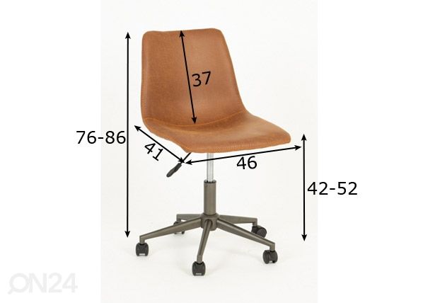 Kontoritool mõõdud