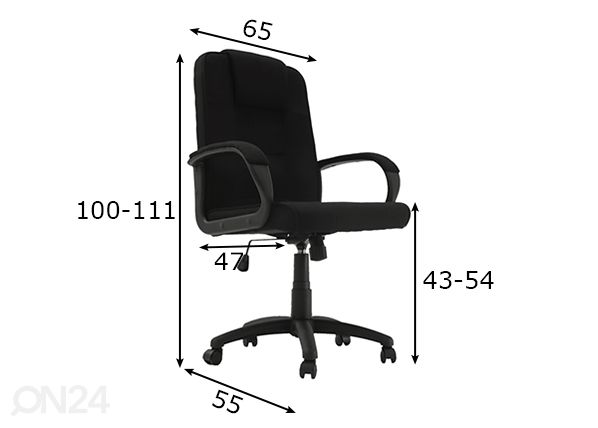 Kontoritool mõõdud