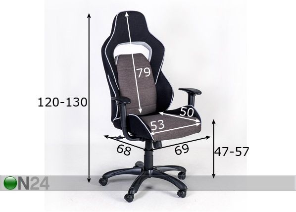 Kontoritool Comfort mõõdud