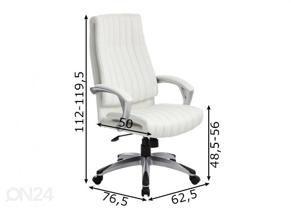 Kontoritool Elegant mõõdud