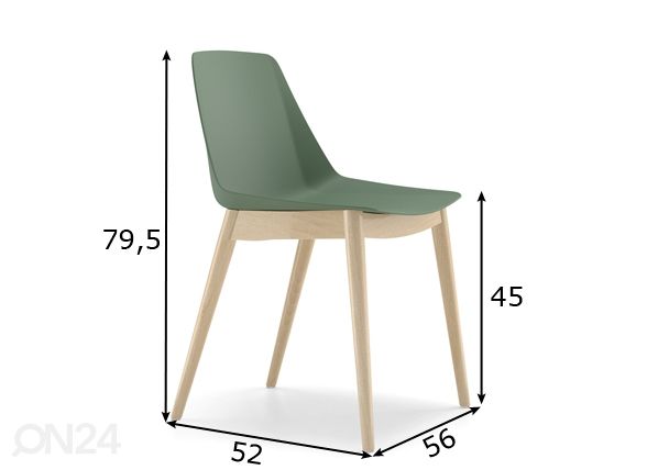 Konverentsitool 2310 Com Wood mõõdud