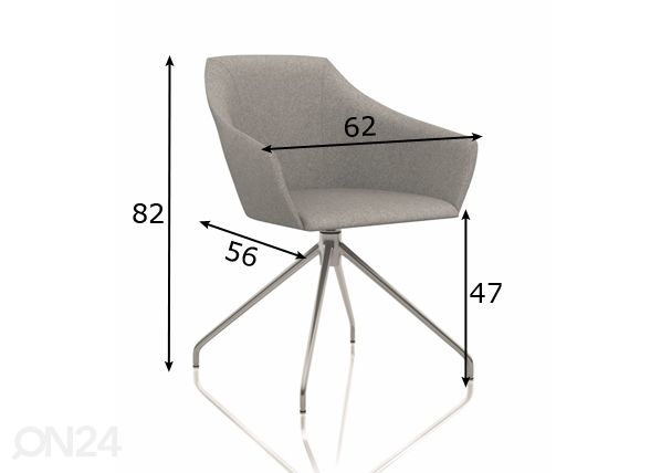 Konverentsitool Wind Style mõõdud