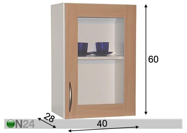 Köögikapp 40 cm mõõdud