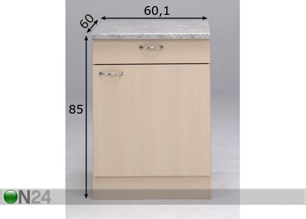 Köögikapp Minima mõõdud