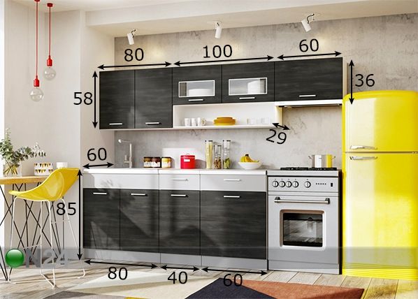 Köögimööbel 240 cm mõõdud