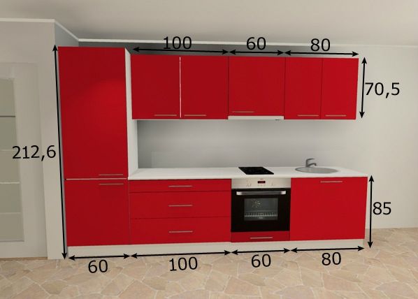 Köögimööbel 300 cm mõõdud