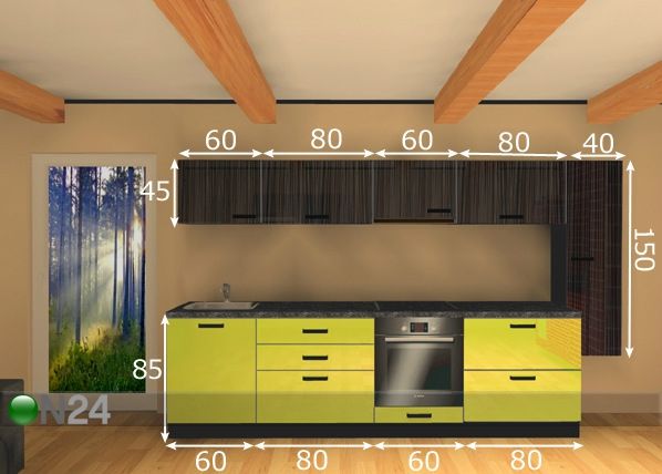 Köögimööbel 320 cm mõõdud
